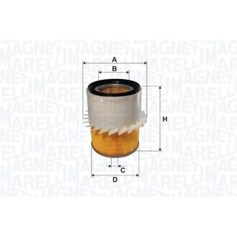 Filtre à air MAGNETI MARELLI OEM MR323949
