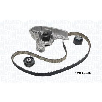 Pompe à eau + kit de courroie crantée MAGNETI MARELLI OEM 71771581 Pompe à eau + kit de courroie crantée MAGNETI MARELLI OEM 71771581