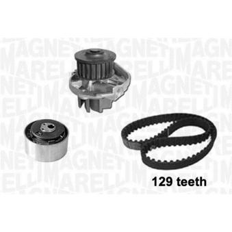 Pompe à eau + kit de courroie de distribution MAGNETI MARELLI 341405810003 pour FIAT PUNTO 1.2 - 65cv