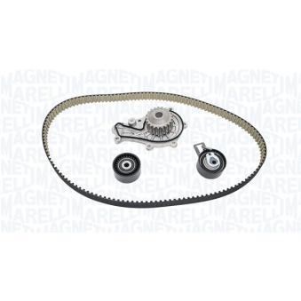 Pompe à eau + kit de courroie de distribution MAGNETI MARELLI 341406590001 pour CITROEN DS3 1.4 HDi 70 - 68cv