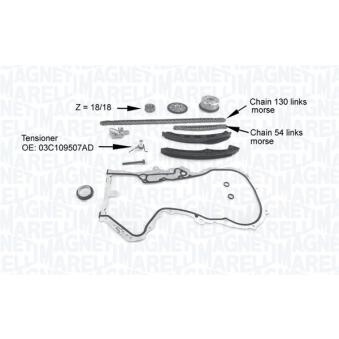Kit de distribution par chaîne MAGNETI MARELLI OEM 03C109509P