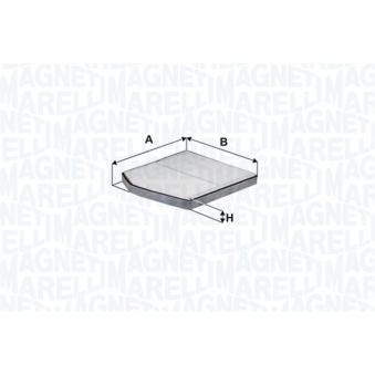 Filtre, air de l'habitacle MAGNETI MARELLI OEM 9204626