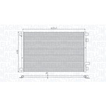 Condenseur, climatisation MAGNETI MARELLI [350203932000]