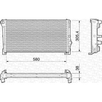 Radiateur, refroidissement du moteur MAGNETI MARELLI OEM 46834067 Radiateur, refroidissement du moteur MAGNETI MARELLI OEM 46834067