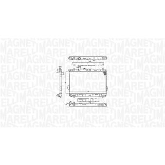 Radiateur, refroidissement du moteur MAGNETI MARELLI 350213110400 pour HYUNDAI TRAJET 2.0 - 140cv