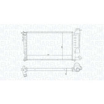 Radiateur, refroidissement du moteur MAGNETI MARELLI OEM 1301K2