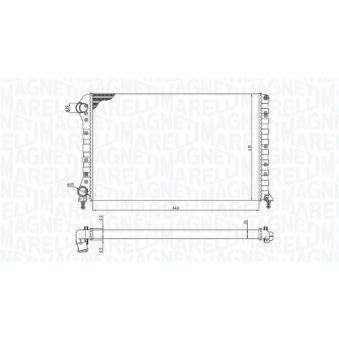 Radiateur, refroidissement du moteur MAGNETI MARELLI OEM 46803039 Radiateur, refroidissement du moteur MAGNETI MARELLI OEM 46803039