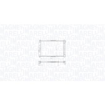Radiateur, refroidissement du moteur MAGNETI MARELLI OEM 96536525