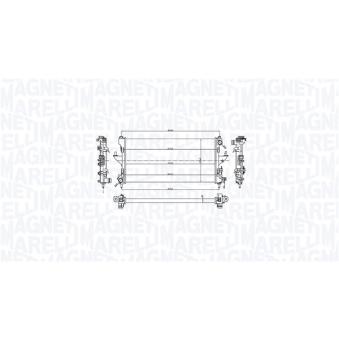 Radiateur, refroidissement du moteur MAGNETI MARELLI OEM 1330Q5