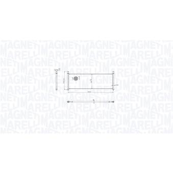 Radiateur, refroidissement du moteur MAGNETI MARELLI [350213217300]