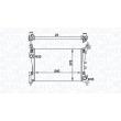 MAGNETI MARELLI 350213899000 - Radiateur, refroidissement du moteur