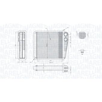 Système de chauffage MAGNETI MARELLI OEM 1K0819031B