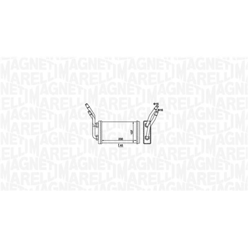 Système de chauffage MAGNETI MARELLI 350218468000 - Visuel 1