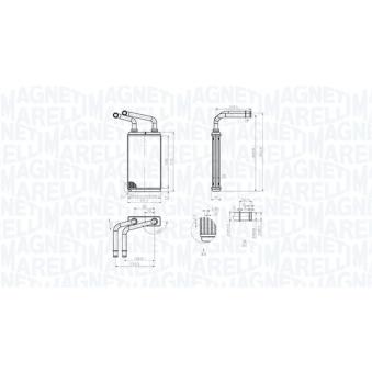 Système de chauffage MAGNETI MARELLI 350218483000 pour BMW X1 2.5 DCI - 101cv