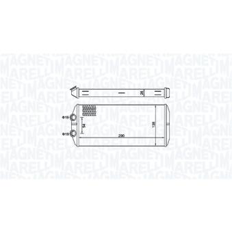 Système de chauffage MAGNETI MARELLI 350218497000 pour HYUNDAI TIBURON 1.2 PureTech 110 - 110cv