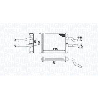 Système de chauffage MAGNETI MARELLI [350218500000]
