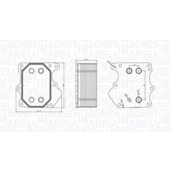 Radiateur d'huile MAGNETI MARELLI OEM 1103Q1