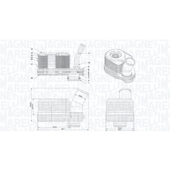 Radiateur d'huile MAGNETI MARELLI 350300006700