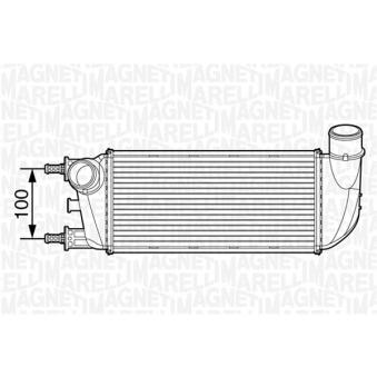 Intercooler, échangeur MAGNETI MARELLI [351319201490]