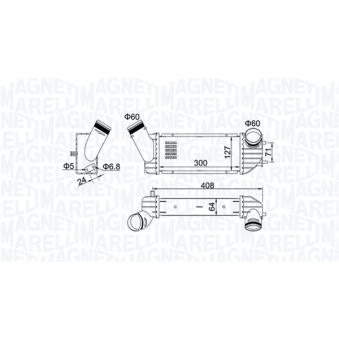 Refroidisseur d'air de suralimentation MAGNETI MARELLI [351319204340]
