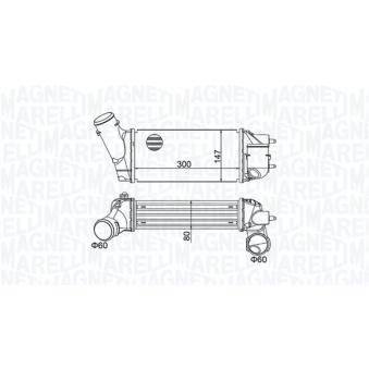 Intercooler, échangeur MAGNETI MARELLI OEM 0384K5