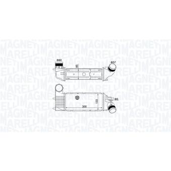 Intercooler, échangeur MAGNETI MARELLI [351319205250]