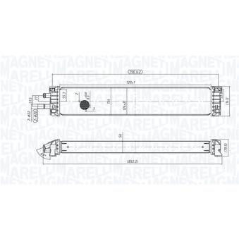 Refroidisseur d'air de suralimentation MAGNETI MARELLI [351319206270]