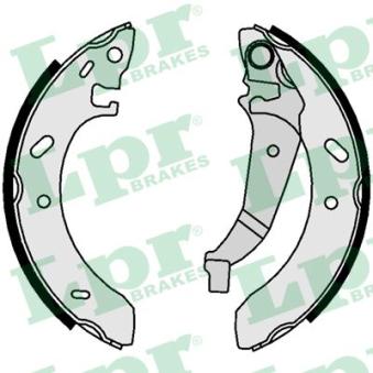 Jeu de mâchoires de frein LPR 01059