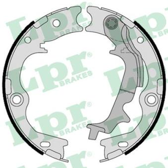 Jeu de mâchoires de frein, frein de stationnement LPR 01116 pour HYUNDAI IX35 2.0 4WD - 158cv
