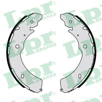 Jeu de mâchoires de frein LPR 01171 pour ISUZU D-MAX 2.5 CRDi - 163cv