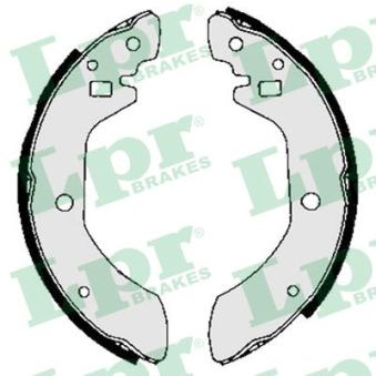 Jeu de mâchoires de frein LPR OEM 44060U8700