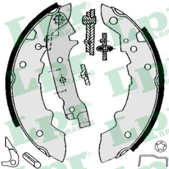 Jeu de mâchoires de frein LPR [04471]