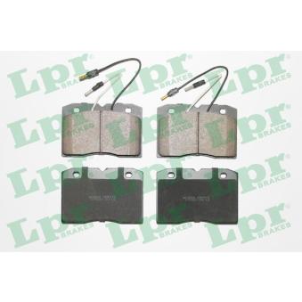 Jeu de 4 plaquettes de frein avant LPR OEM 4432481