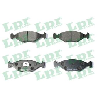 Jeu de 4 plaquettes de frein avant LPR [05P016]