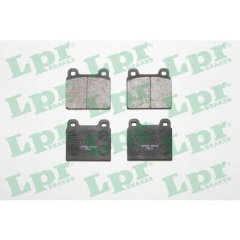 Jeu de 4 plaquettes de frein avant LPR OEM 211698151F