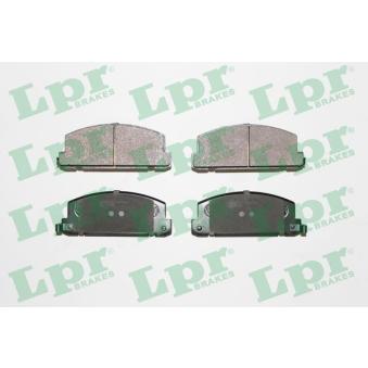Jeu de 4 plaquettes de frein avant LPR [05P053]