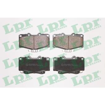 Jeu de 4 plaquettes de frein avant LPR [05P058]