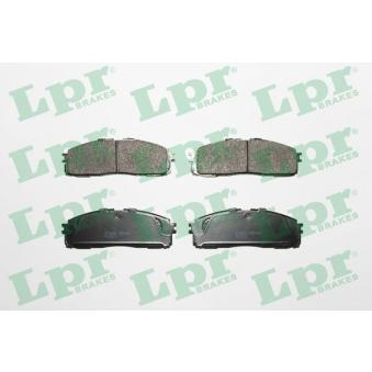 Jeu de 4 plaquettes de frein arrière LPR OEM 0449230080