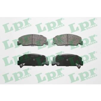 Jeu de 4 plaquettes de frein avant LPR OEM 45022SA6N50