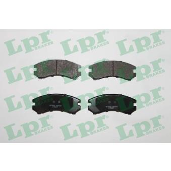 Jeu de 4 plaquettes de frein avant LPR 05P087