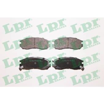 Jeu de 4 plaquettes de frein avant LPR OEM MR389533 Jeu de 4 plaquettes de frein avant LPR OEM MR389533