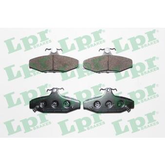 Jeu de 4 plaquettes de frein arrière LPR OEM 4841305000
