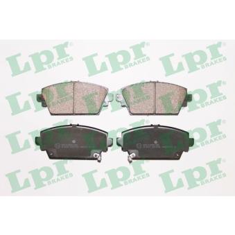 Jeu de 4 plaquettes de frein avant LPR OEM 45022S1AE51