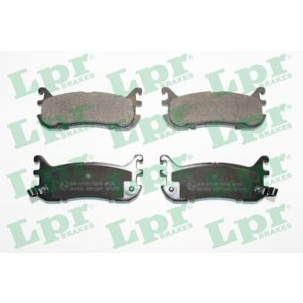Jeu de 4 plaquettes de frein arrière LPR OEM NCY52648ZA