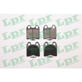 Jeu de 4 plaquettes de frein arrière LPR OEM 0446630120