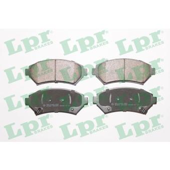 Jeu de 4 plaquettes de frein avant LPR 05P1054