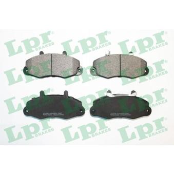 Jeu de 4 plaquettes de frein avant LPR OEM 93VX2K021AB