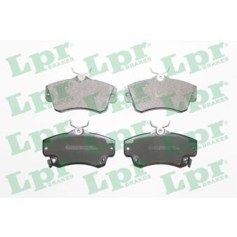 Jeu de 4 plaquettes de frein avant LPR OEM 5083853AA