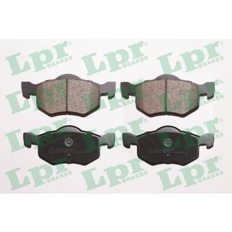 Jeu de 4 plaquettes de frein avant LPR OEM 4547849 Jeu de 4 plaquettes de frein avant LPR OEM 4547849