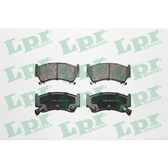 Jeu de 4 plaquettes de frein avant LPR OEM 410600M892